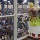 Three fans dressed in costume look down on the Florida SuperCon convention floor from 2015.